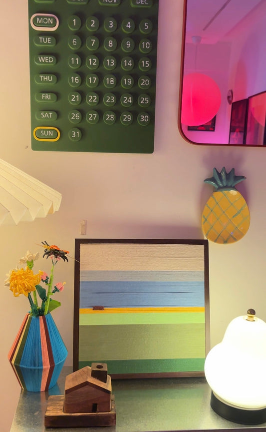 Quiet Horizon Textile Wall Art