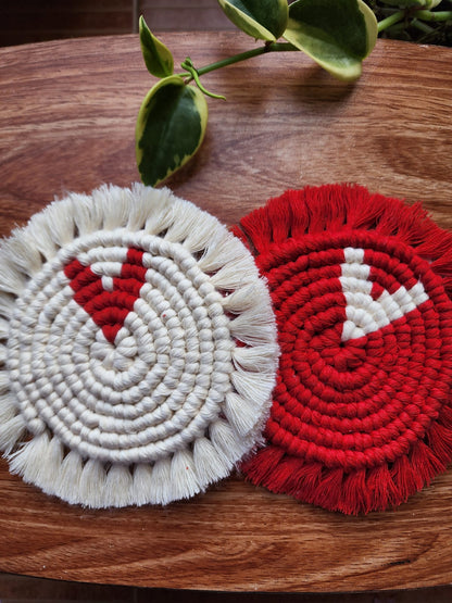 Knots of Love Coasters (Set of 2)