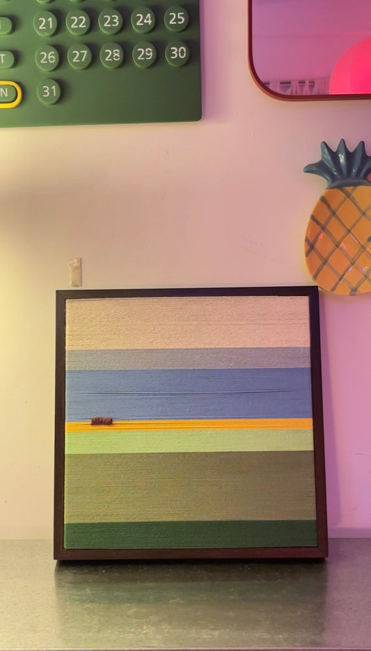 Quiet Horizon Textile Wall Art